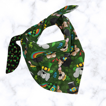 Load image into Gallery viewer, Irish dog bandan, St. Paddy'a Day Dog bandana