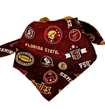 Load image into Gallery viewer, Florida State "FSU" Seminoles Dog Bandana