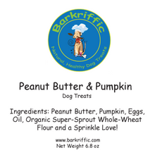 Load image into Gallery viewer, Peanut Butter & Pumpkin Dog Treats