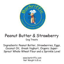 Load image into Gallery viewer, Strawberry Peanut Butter Dog Treats | Small Batch Farm-to-Paw