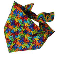 Load image into Gallery viewer, Autism Awareness Dog Bandana