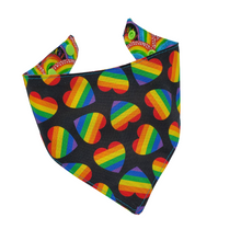 Load image into Gallery viewer, snap on dog bandana
