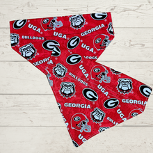 Load image into Gallery viewer, University of Georgia "Bull Dogs"/ Dog Bandana