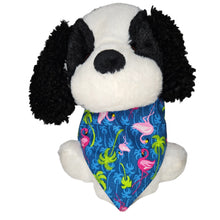 Load image into Gallery viewer, Dog Bandana with flamingos
