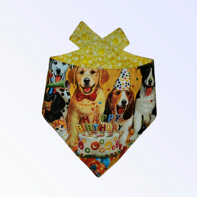 Dog birthday bandana
