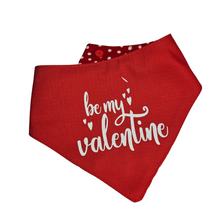 Load image into Gallery viewer, Valentine dog bandana
