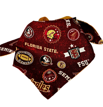 Load image into Gallery viewer, Florida State &quot;FSU&quot; Seminoles Dog Bandana
