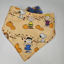 Load image into Gallery viewer, Peanut &amp; Snoopy Halloween Dog Bandana
