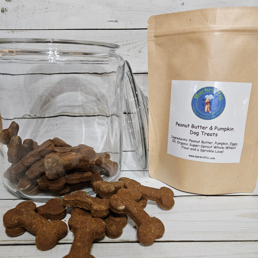 Peanut Butter & Pumpkin Dog Treats