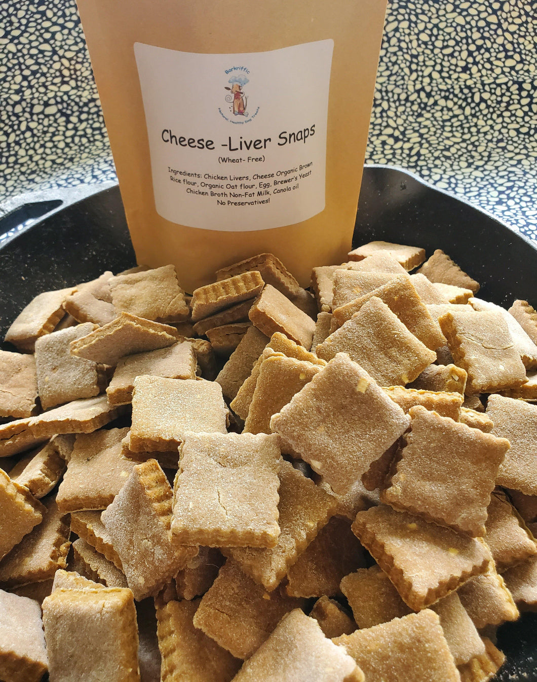 liver cheese dog treats made in small batches in the USA